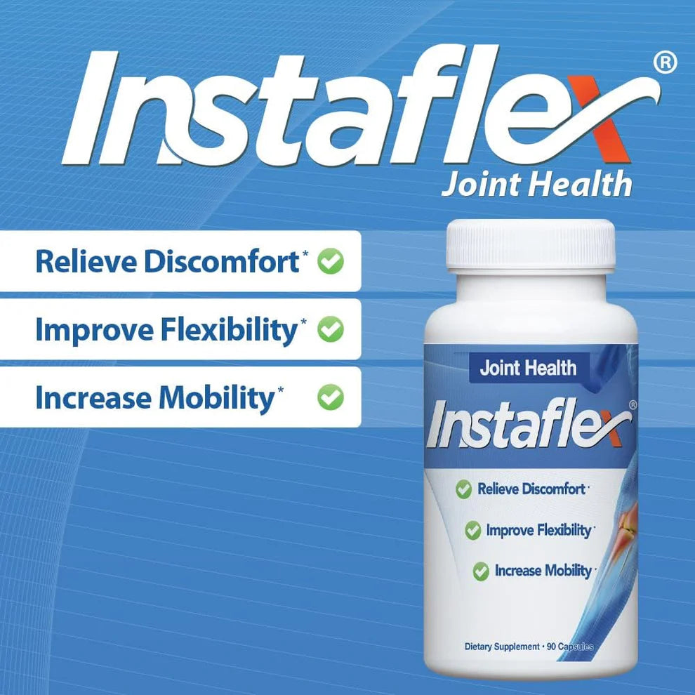 Instaflex Joint Support Supplement – Glucosamine & MSM for Healthy Joints (90 Capsules)