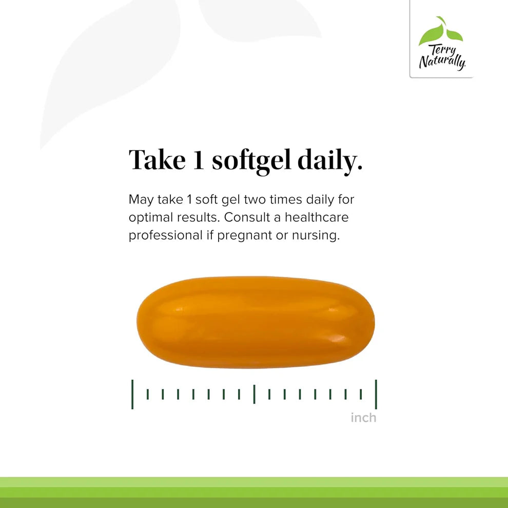 Terry Naturally CuraMed 750 mg – 120 Softgels (High-Potency Curcumin)