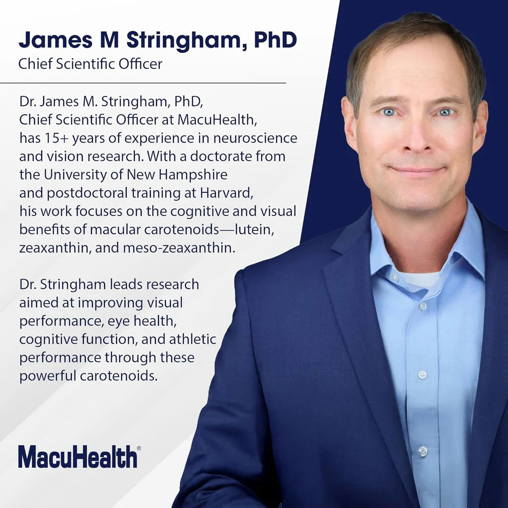 MacuHealth Triple Carotenoid Formula – Eye Vitamins for Adults (90 Softgels, 3-Month Supply)