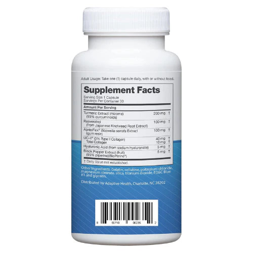 Instaflex Advanced Joint Support Supplement – Turmeric, Boswellia & UC-II Collagen (30 Capsules)