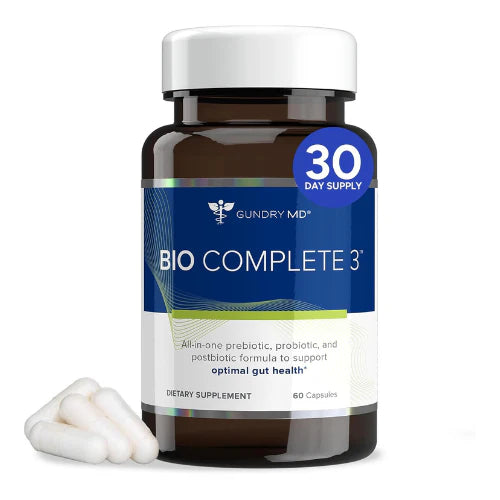 Gundry MD Bio Complete 3 Gut Health & Digestion Support 30 Capsules