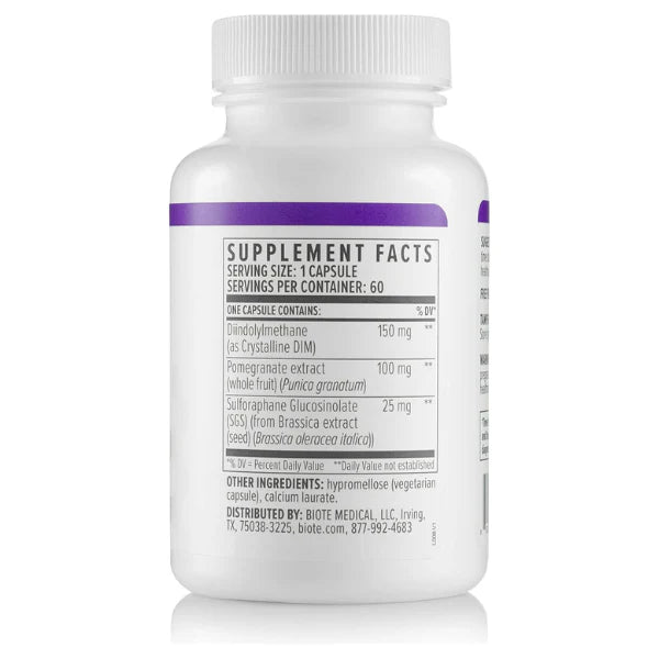 Biote DIM SGS+ – Hormone & Detox Support, 60 Capsules