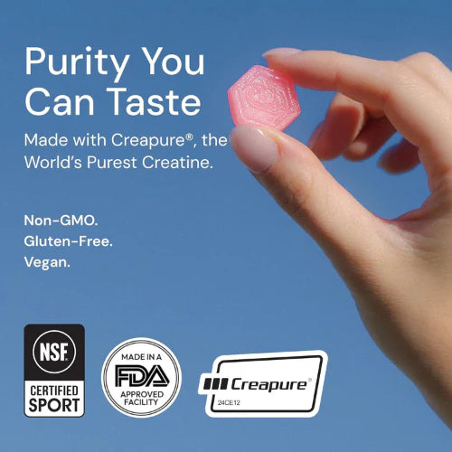 Create Creatine Monohydrate Gummies – Watermelon Flavor, Boost Strength & Endurance (90 ct / 1.5g per Gummy)