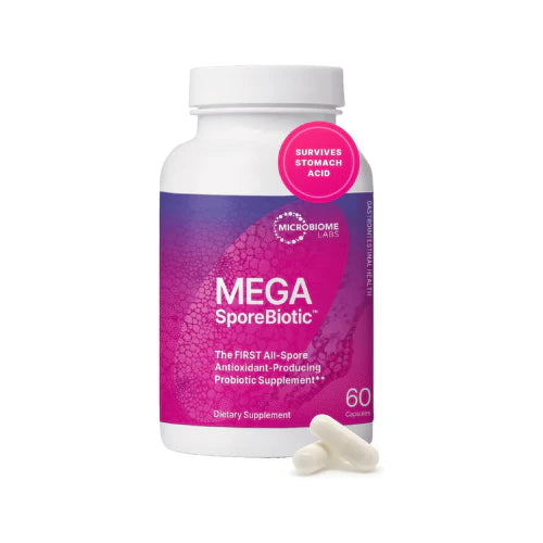 MegaSporeBiotic Probiotics – Spore-Based Digestive Support for Women & Men (60 Capsules)