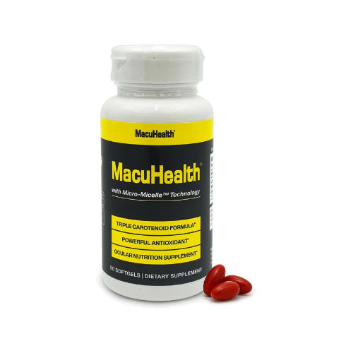 MacuHealth Triple Carotenoid Formula – Eye Vitamins for Adults (90 Softgels, 3-Month Supply)