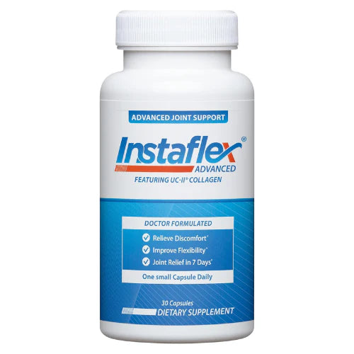 Instaflex Advanced Joint Support Supplement – Turmeric, Boswellia & UC-II Collagen (30 Capsules)