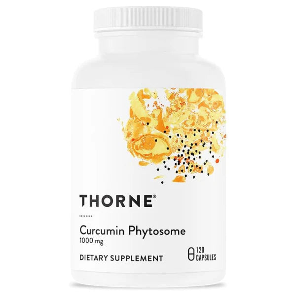 Thorne Curcumin Phytosome 1000mg (Meriva) – 120 Capsules | Joint, Muscle & Brain Support