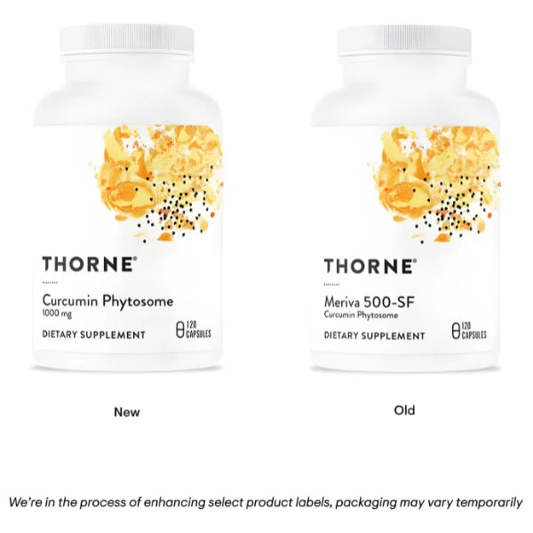 Thorne Curcumin Phytosome 1000mg (Meriva) – 120 Capsules | Joint, Muscle & Brain Support