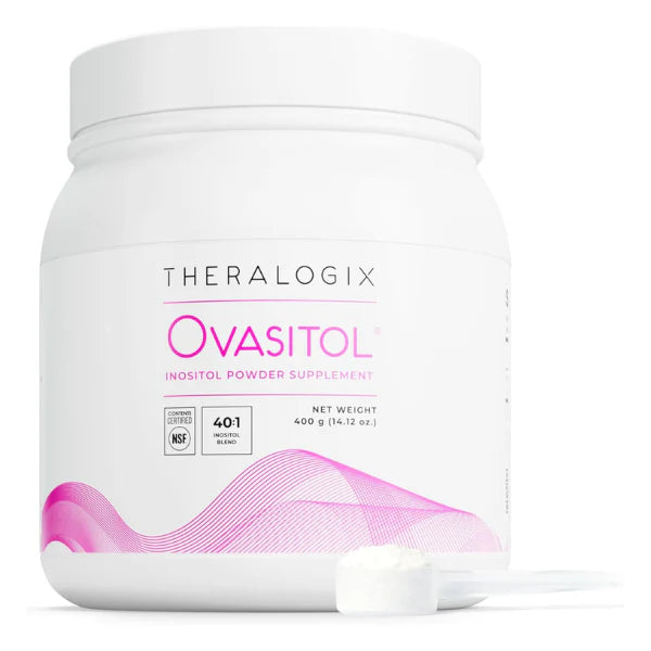 Theralogix Ovasitol Inositol Powder – 90-Day Supply (400g) | Myo & D-Chiro Inositol for Hormone & Ovarian Support