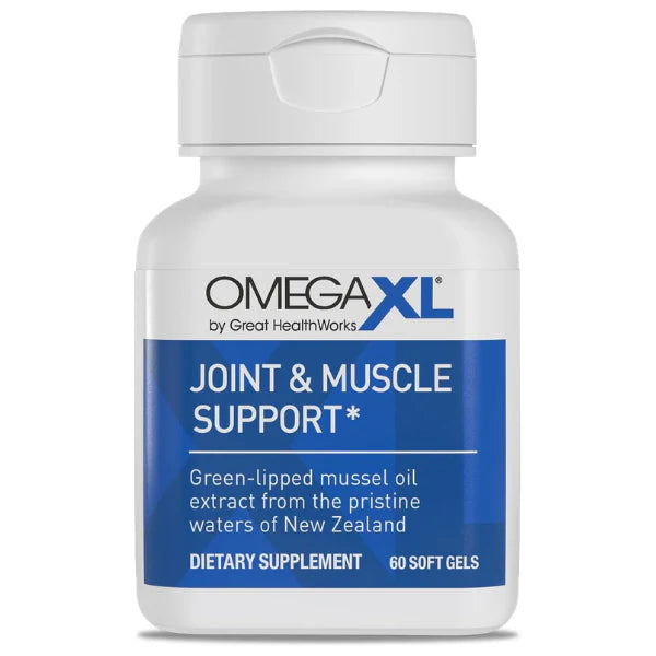 OmegaXL Joint Support – 60 Softgels (Green-Lipped Mussel Oil)