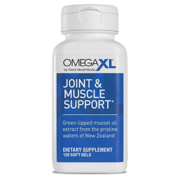 OmegaXL Joint Support – 120 Softgels (Green-Lipped Mussel Oil)