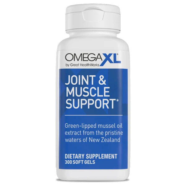 OmegaXL Joint Support – 300 Softgels (Green-Lipped Mussel Oil)