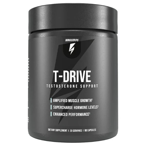 InnoSupps T-Drive – Natural Testosterone Booster (90 Capsules)