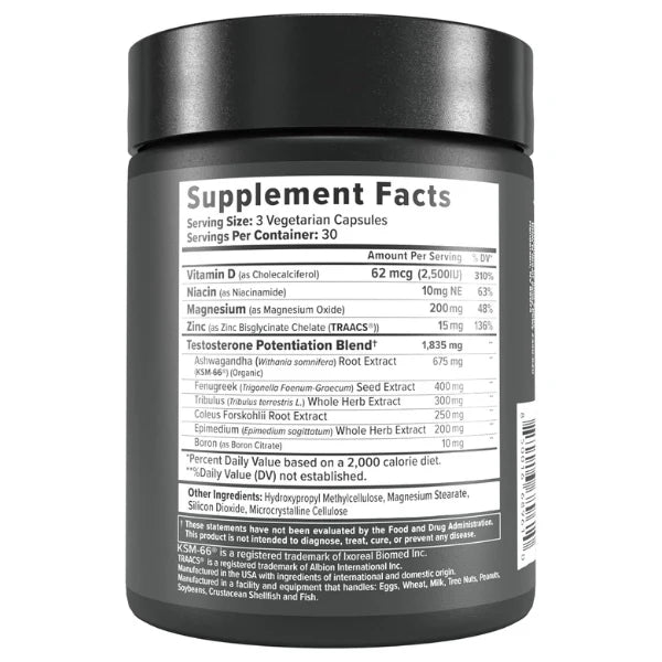 InnoSupps T-Drive – Natural Testosterone Booster (90 Capsules)